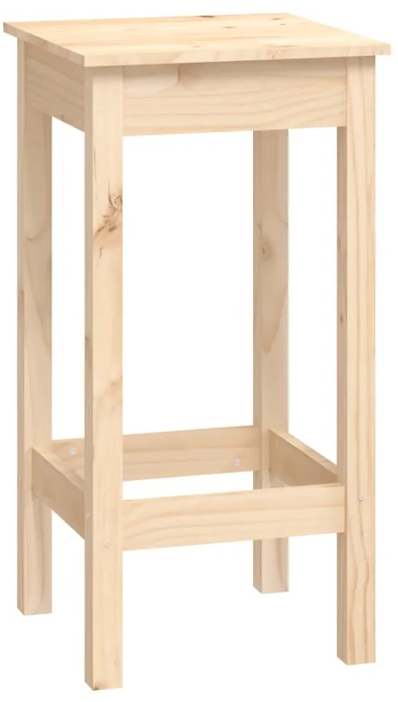 9 pcs conjunto de bar pinho maciço