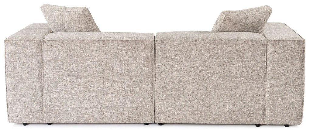 Sofá de 2 Lugares Lora – Mocha – 220x108x65 cm
