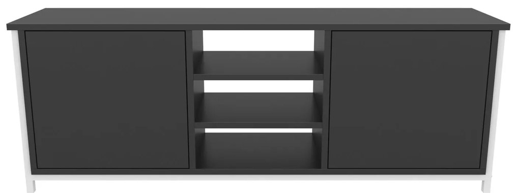 Móvel TV Otis – Branco e Antracite – 140x35,3x50,8 cm
