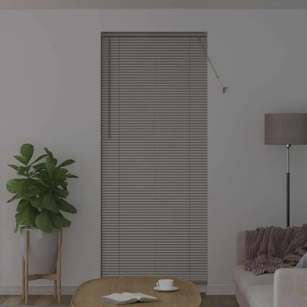 Persiana de Janela com cortinas Outros Manual Prata 90 x 220 cm Alumín