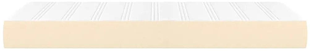 Colchão de molas ensacadas infantil 80x160 cm tecido creme