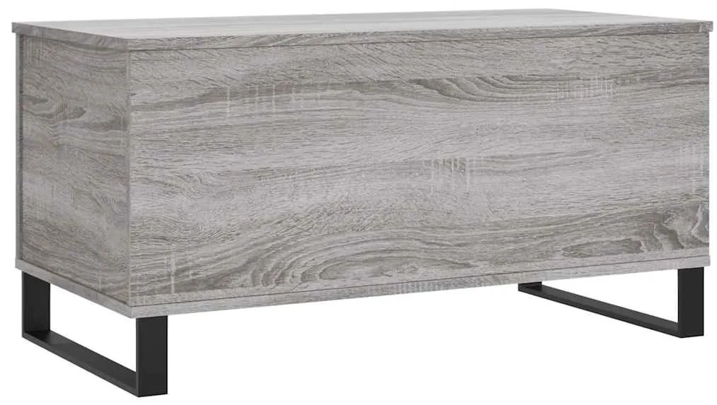 Mesa de centro 90x44,5x45 cm derivados de madeira cinza sonoma