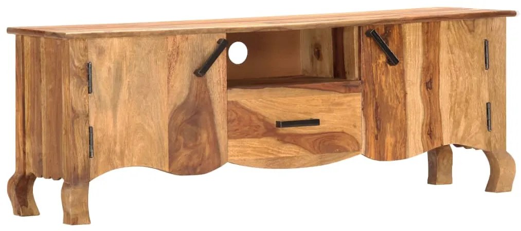 Móvel de TV 115x30x42 cm madeira maciça