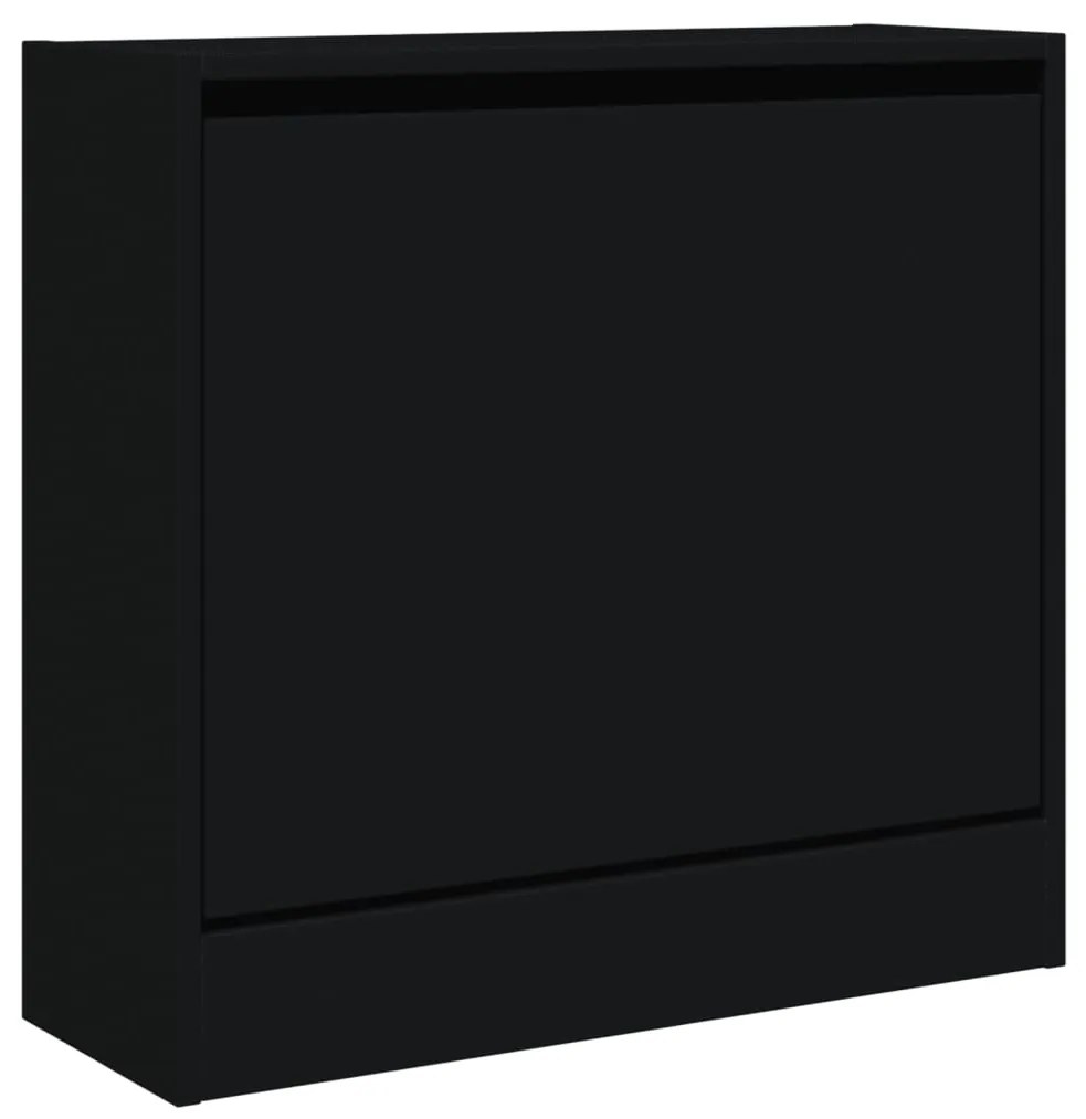 Sapateira 60x21x57 cm derivados de madeira preto
