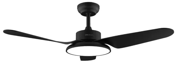 Ventoinha de teto EnergySilence Aero 5200 Light Black com motor DC de 30 W, 43,  temporizador programável