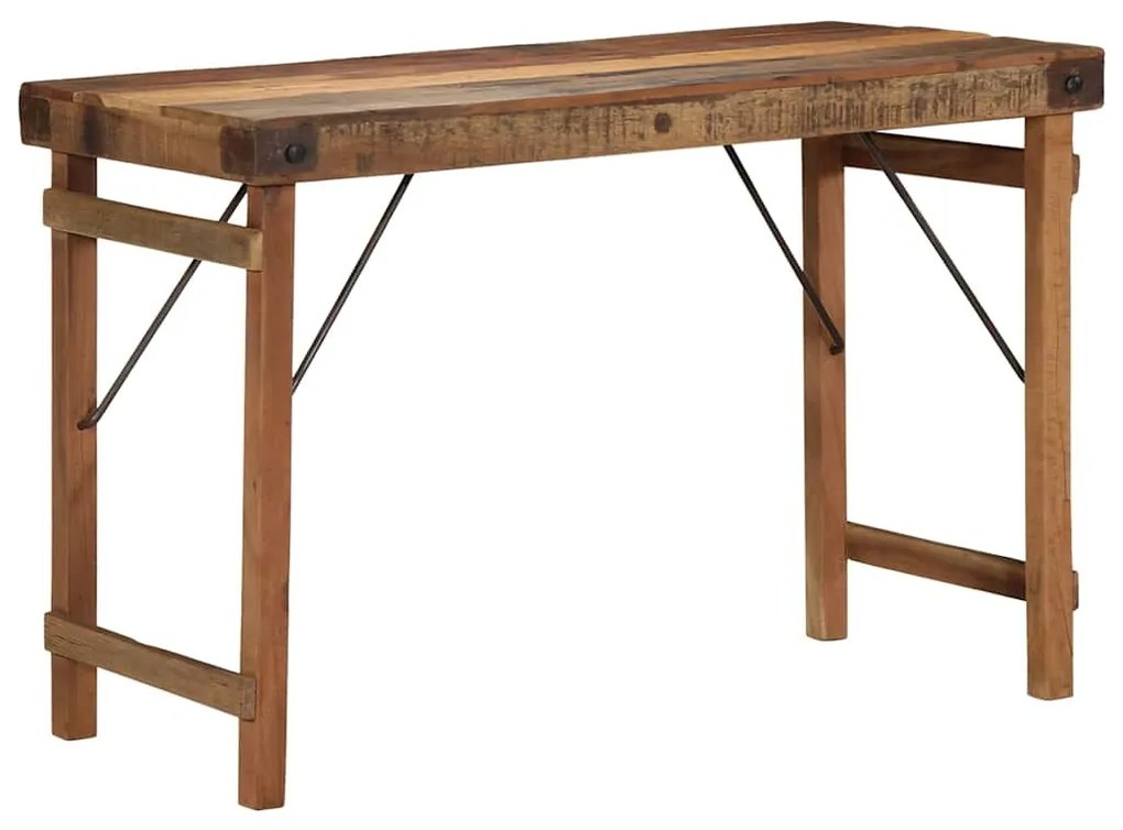 Mesa de Jantar vidaXL 110x55x76 cm Madeira Recuperada