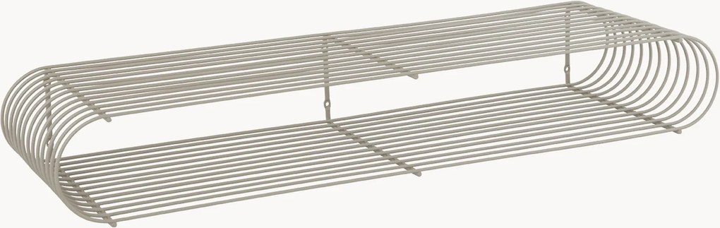Estante em metal Curva, L 80 cm