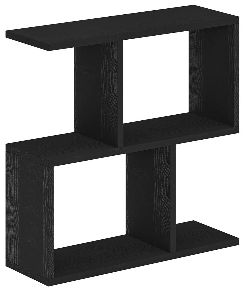 Mesa de Centro Homemania – Madeira Preta – 60x60x20 cm | Tribo Home