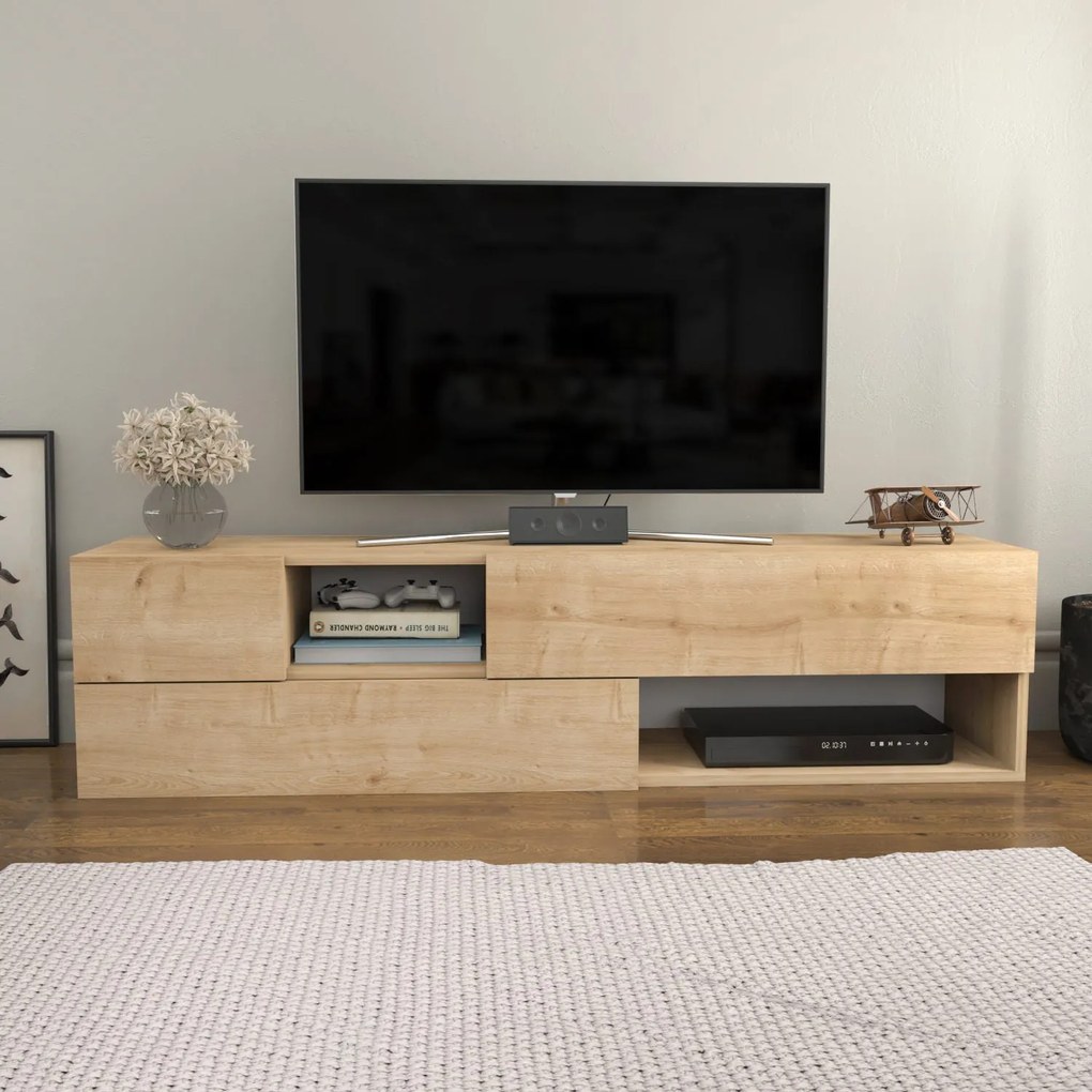 Móvel TV Morton – Carvalho – 160x37,7x40 cm