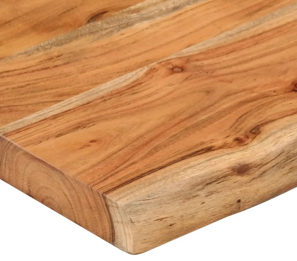 Prateleira de parede retangular 110x20x3,8 cm acácia maciça