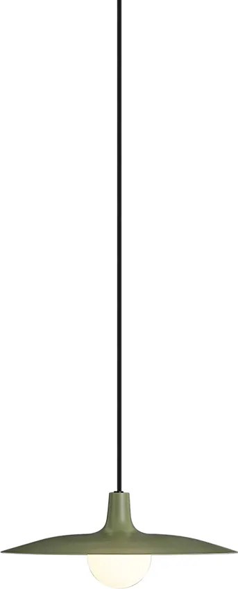 Candeeiro suspenso retro verde para sistema de calhas monofásico - Slimline Panzi