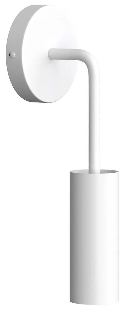 Fermaluce Metal aplique de metal com Tub-E14 e extensão dobrada - Branco / Não