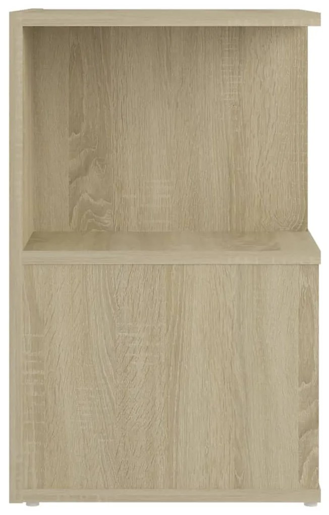 Mesas cabeceira 2 pcs 35x35x55cm deriv. madeira carvalho sonoma