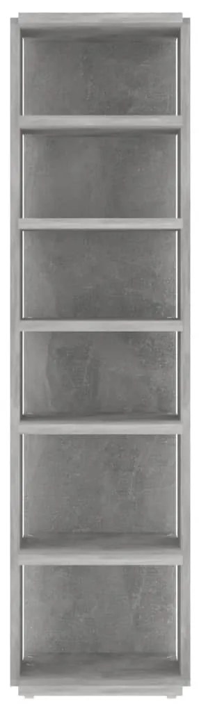 Sapateira 27,5x27x102 cm derivados de madeira cinzento cimento