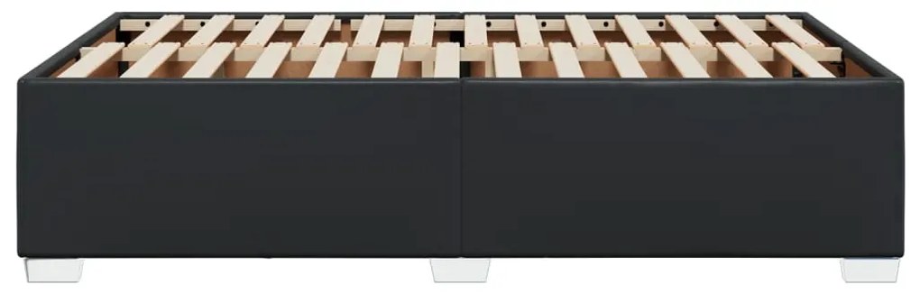 Estrutura de cama sem castanho colchão 120x190cm couro do falso