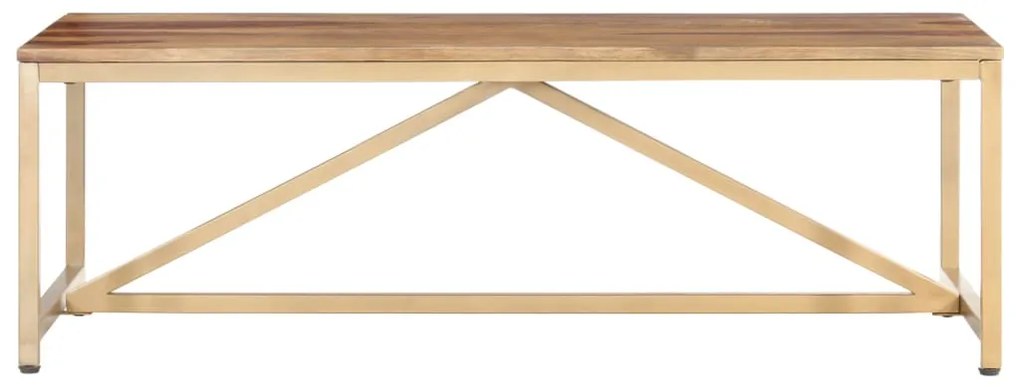 Mesa de centro 120x60x40 cm madeira maciça