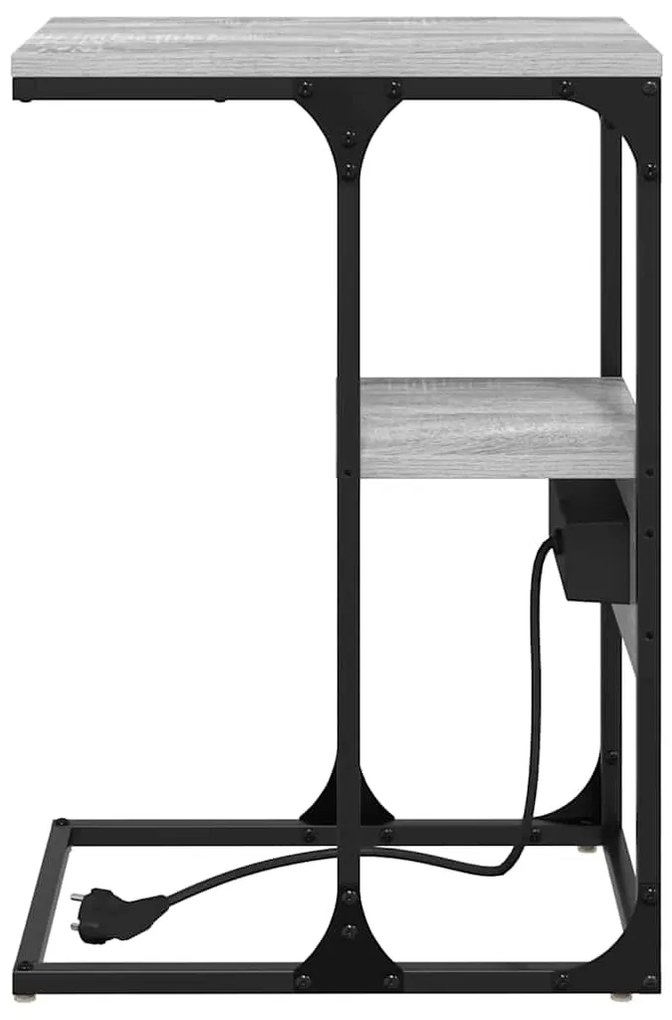 Mesa-de-cabeceira Sonoma cinzento 41.5 x 26 x 60.5 cm