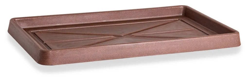 Prato Plástico Standard Retangular Bronze N.55 55X31X4cm