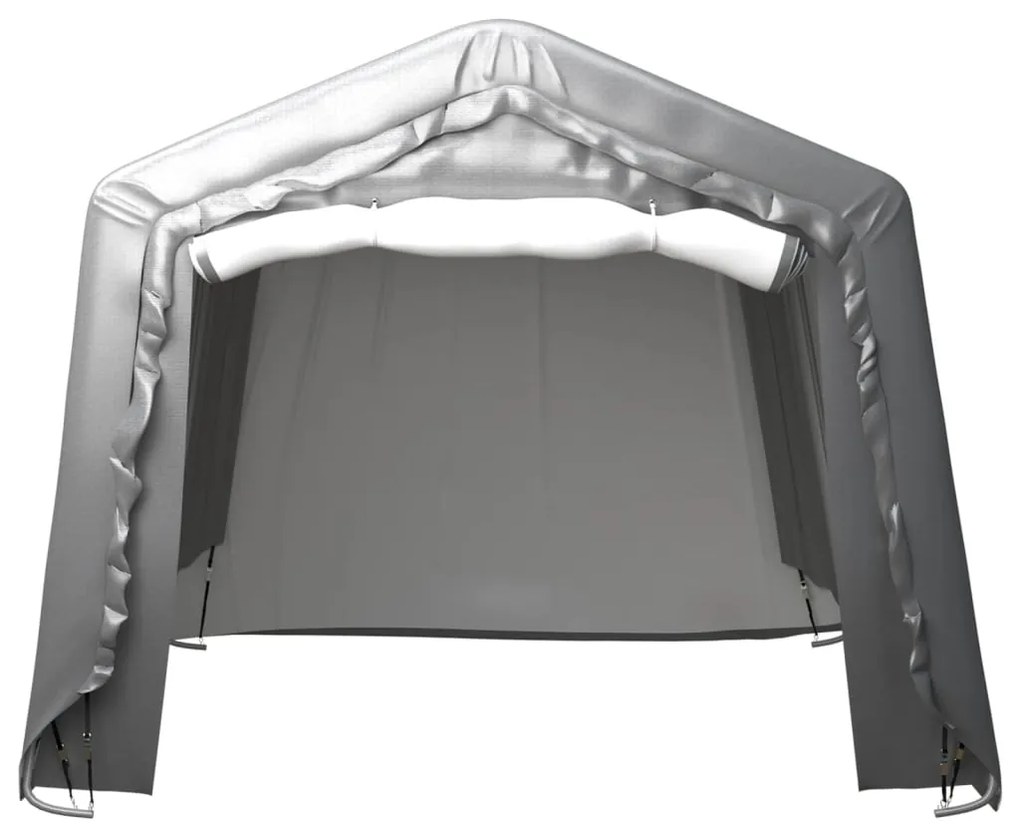 Tenda de armazenamento 300x300 cm aço cinzento