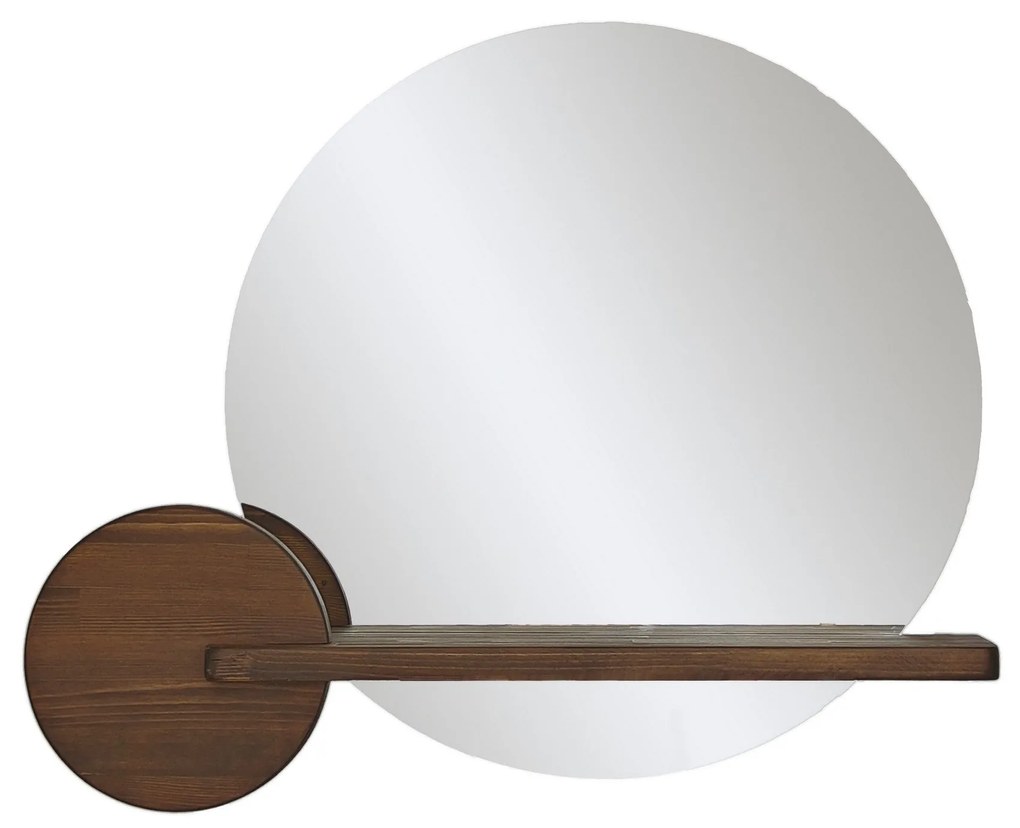 Espelho Points – Nogueira – 83 cm x 70 cm