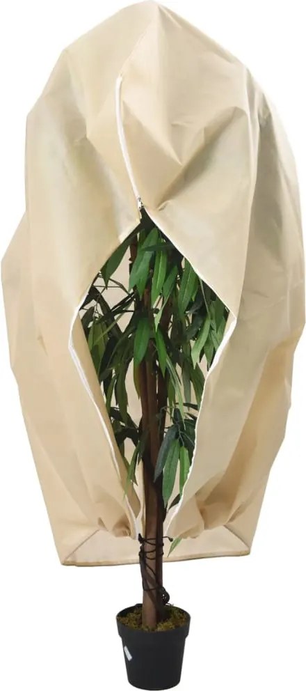 vidaXL Cobertura para plantas com fecho 70 g/m² 2,36x2 m