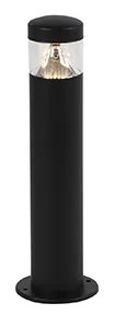 Candeeiro exterior moderno preto 40 cm IP44 com LED - Roxy Moderno