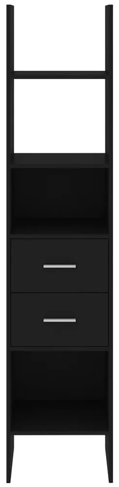 Estante 40x35x180 cm contraplacado preto