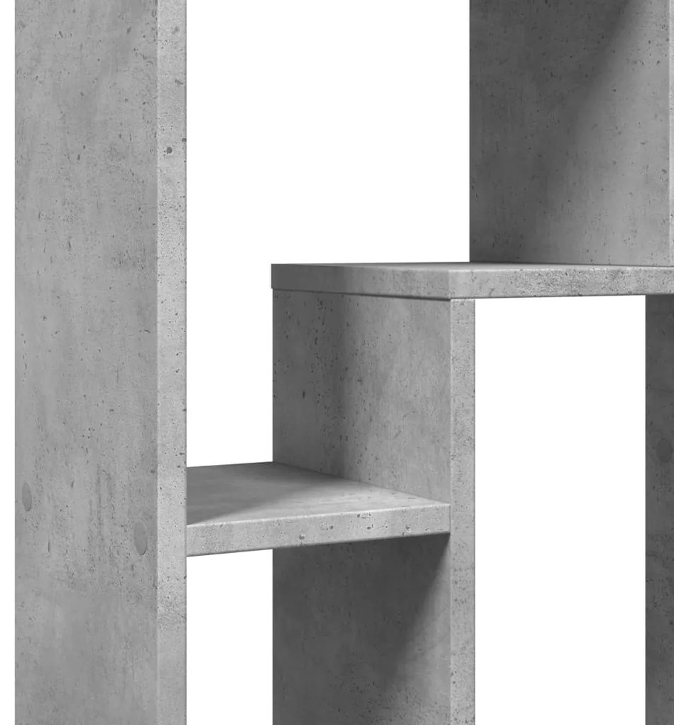 Estante 63x20x90 cm derivados de madeira cinzento cimento