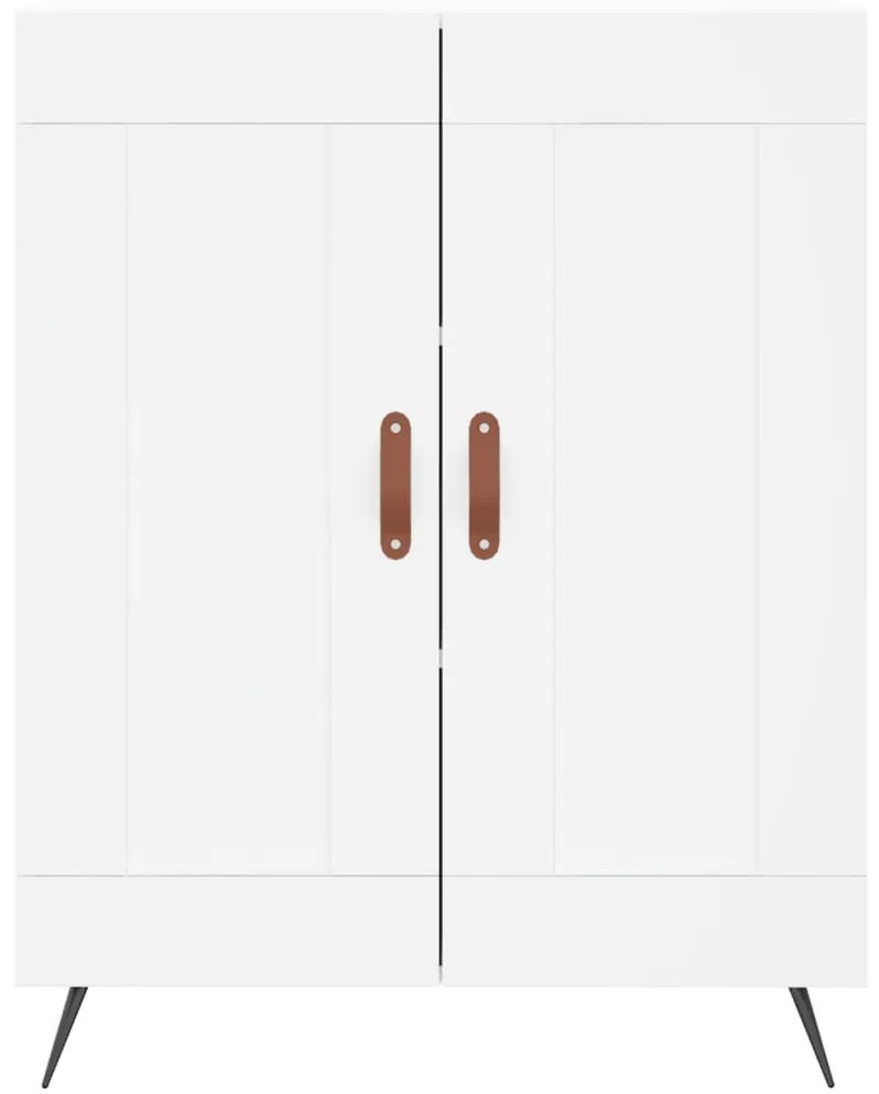 Armário alto 69,5x34x180 cm derivados de madeira branco