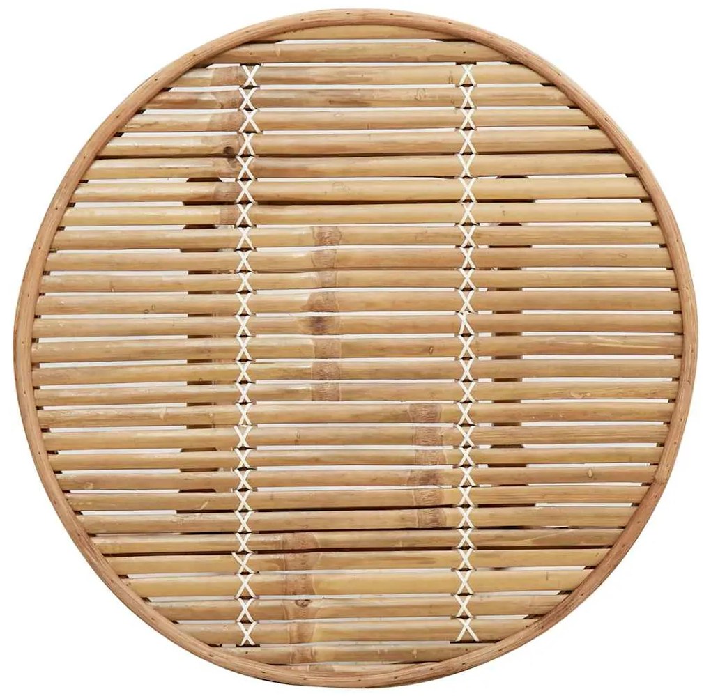 Mesa de bar para exterior redondo Ø55x100 cm bambu