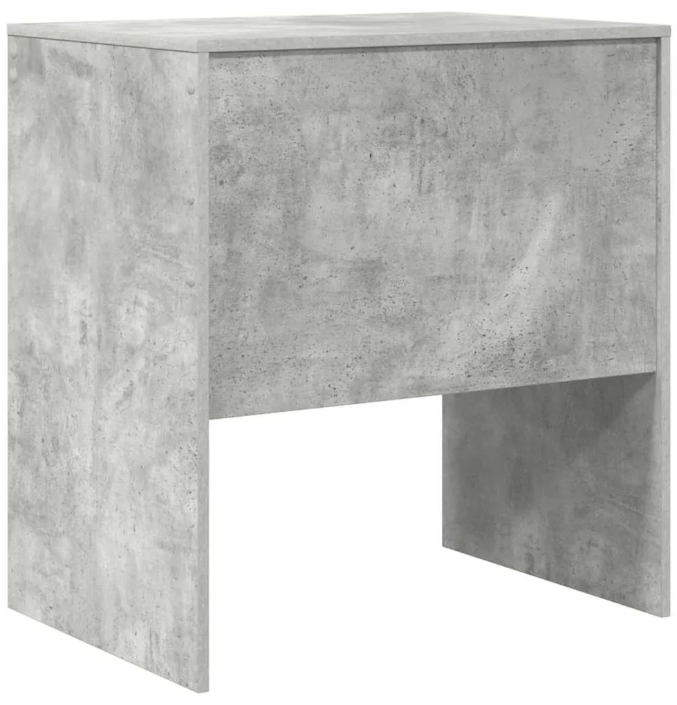 Secretária de Escrita Cinza Concreto MDF com visual concreto