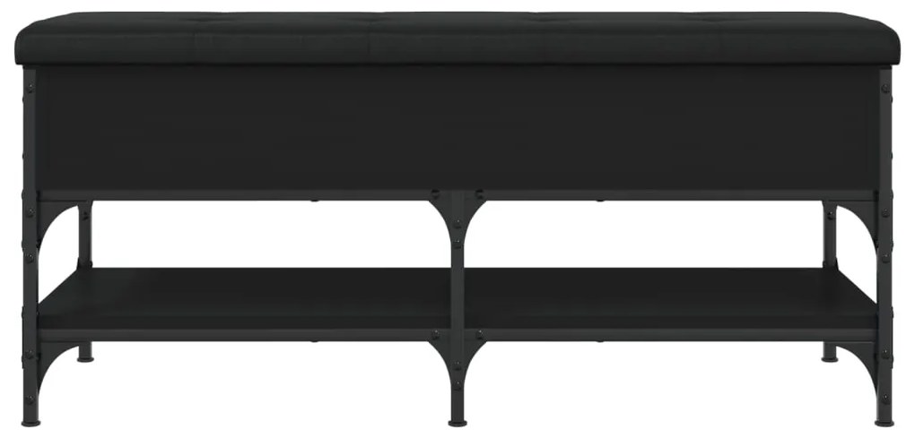 Banco sapateira 102x42x45 cm derivados de madeira preto