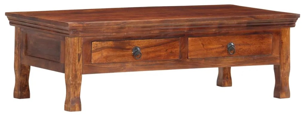 vidaXL Mesa de centro 110x55x35 cm madeira de acácia maciça