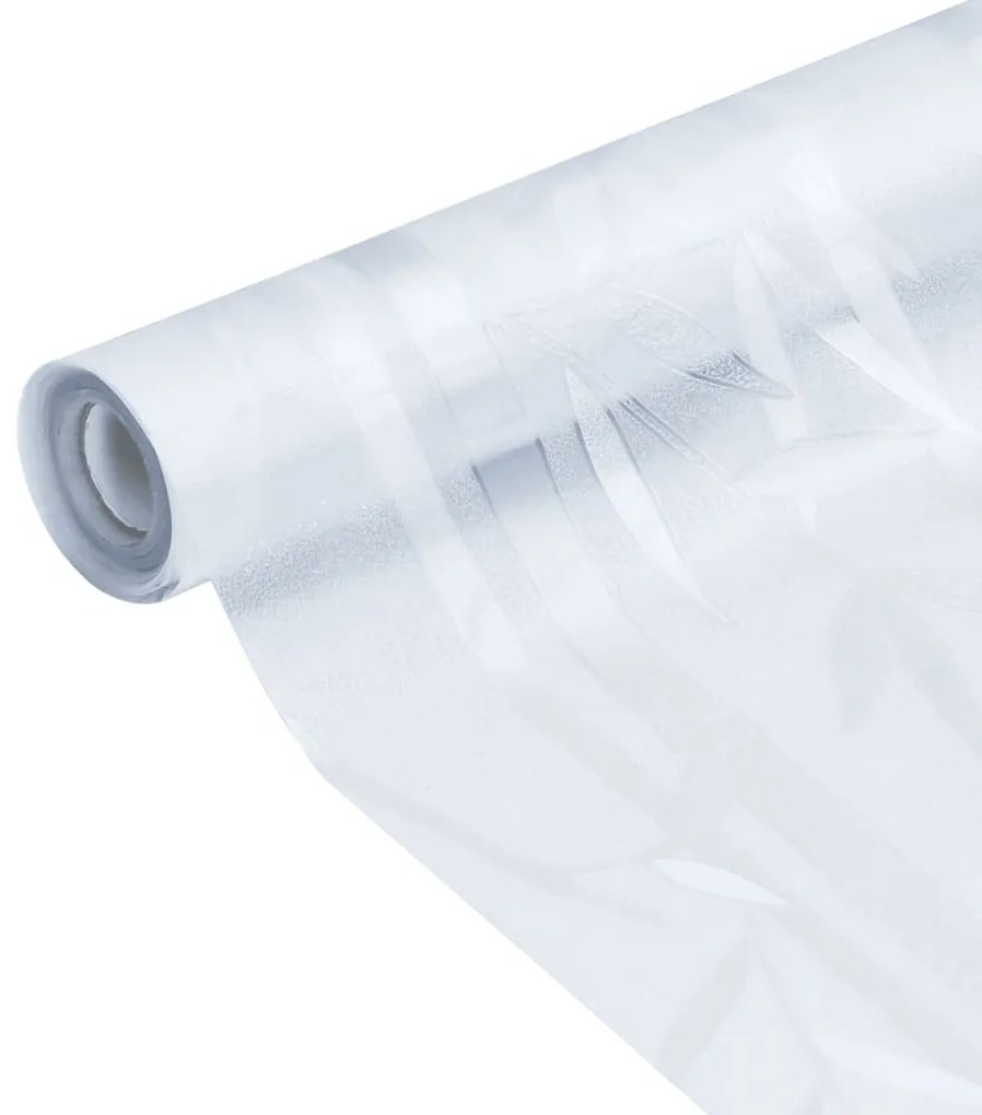 Películas para janela 4 pcs PVC fosco padrão de bambu