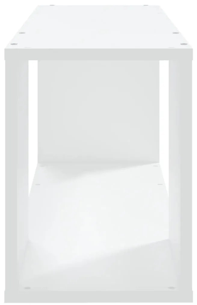 Móvel de TV 80x24x32 cm derivados de madeira branco