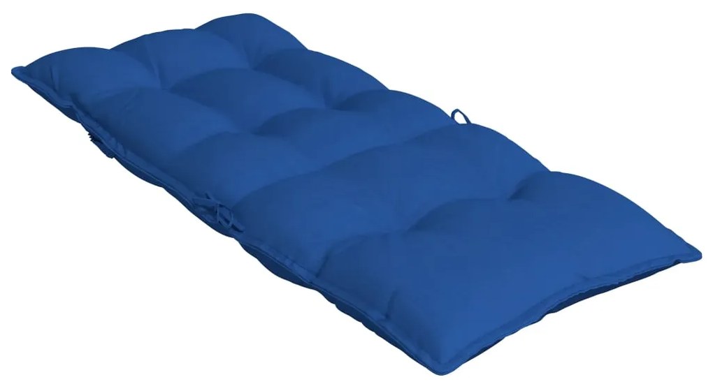 Almofadões cadeira encosto alto 4 pcs tecido oxford azul real