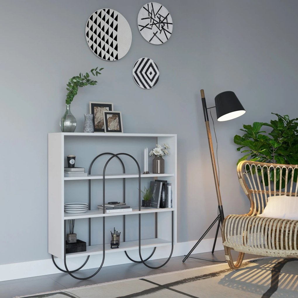 Console Norfolk – Branco – 96x99x25,5 cm