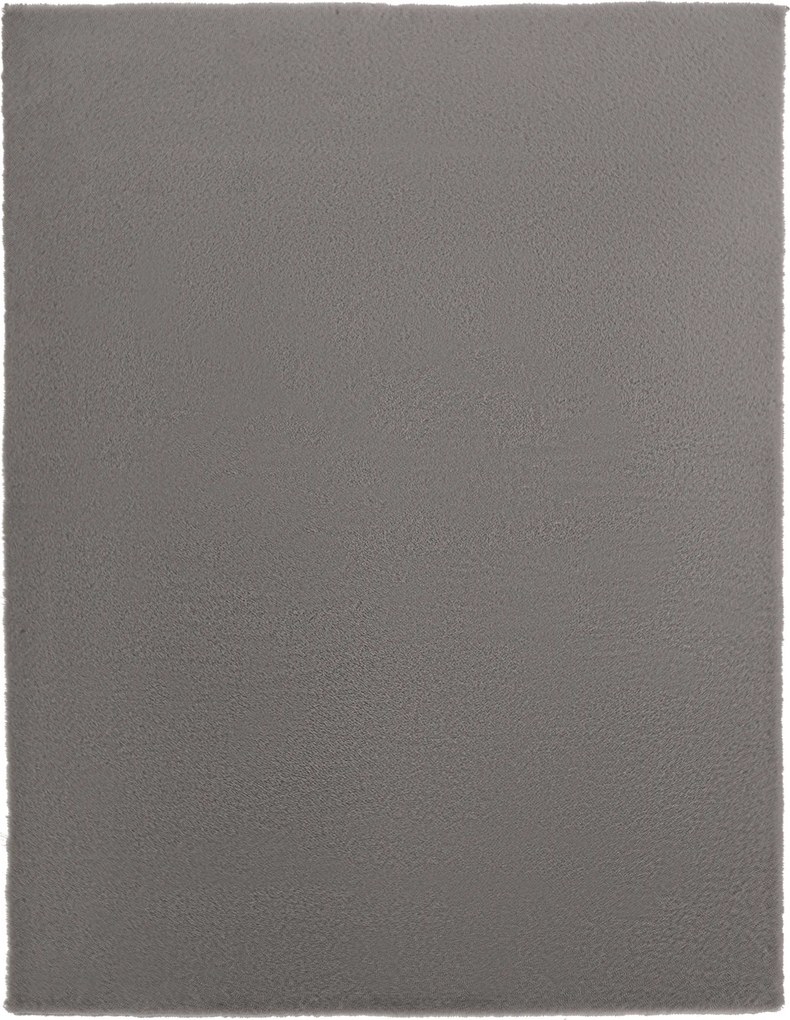 HOMCOM Tapete de sala 200 x 140 cm tapete de pelo longo, lavável na máquina, antiderrapante, em pele sintética, cinza claro | Aosom Portugal