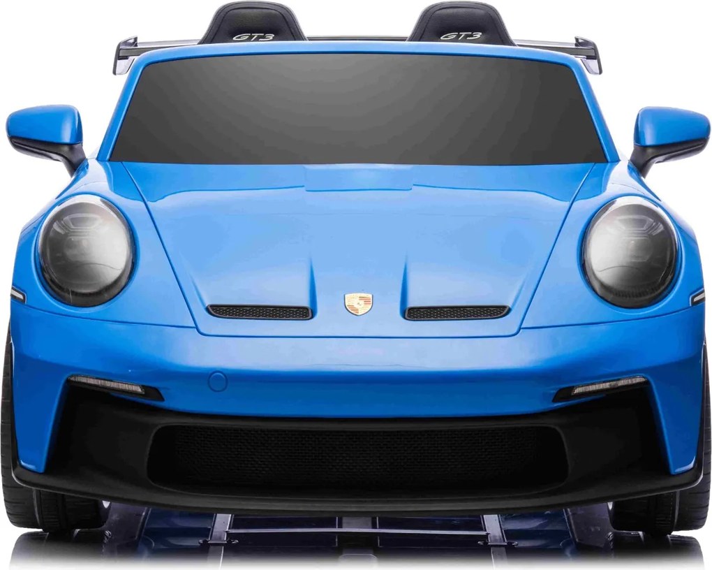 Carro elétrico para crianças Porsche 911 24V 4x4, 2 lugares, controlo remoto, entrada USB/AUX, motores de 200W, bateria de lítio, luzes LED licença OR