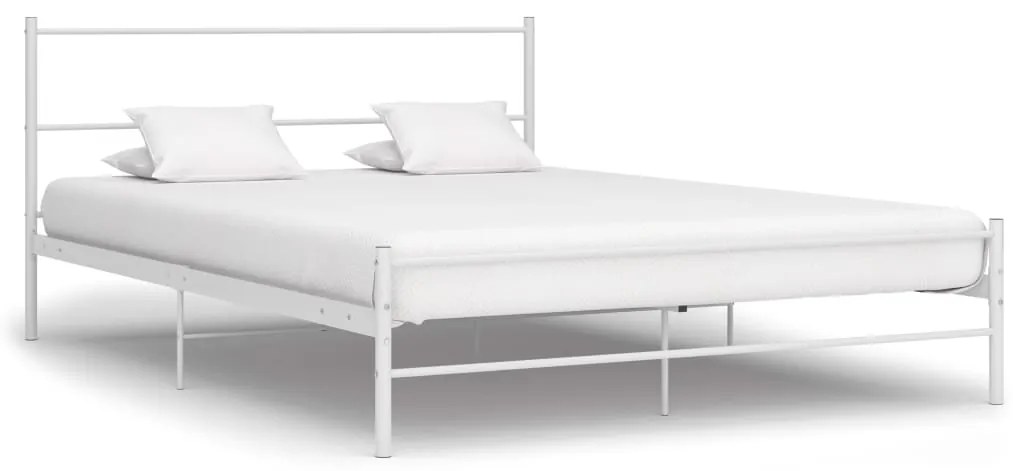 Estrutura de cama 120x200 cm metal branco