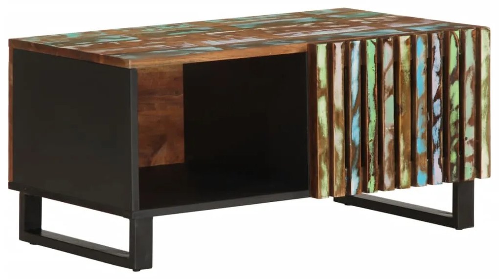 vidaXL Mesa de centro 80x51x40 cm madeira de acácia maciça