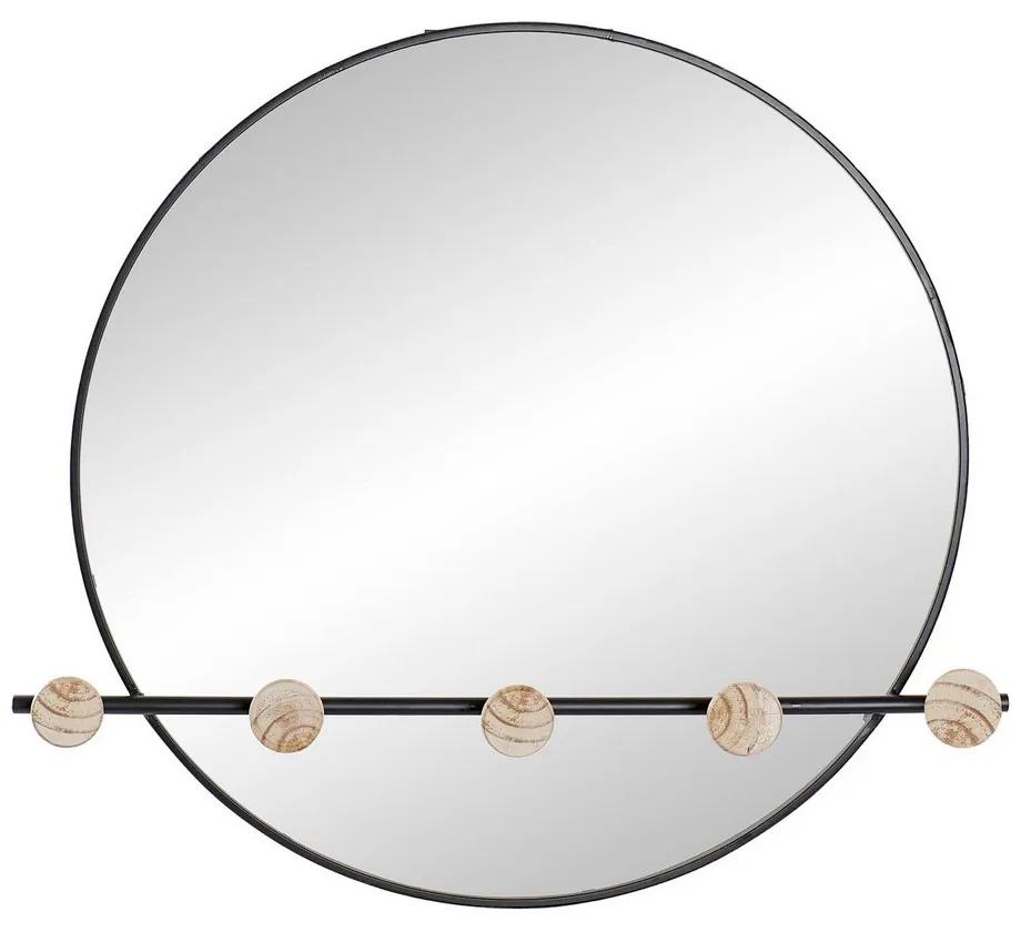 Bengaleiro de Parede Dkd Home Decor Ferro Espelho (61 X 8 X 58 cm)