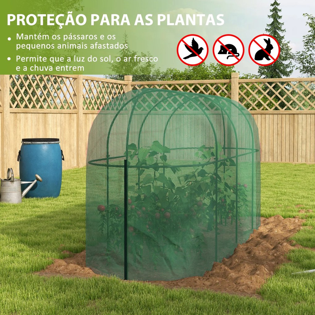 Estufa de Jardim Estufa para Plantas Estufa de Exterior com Porta com