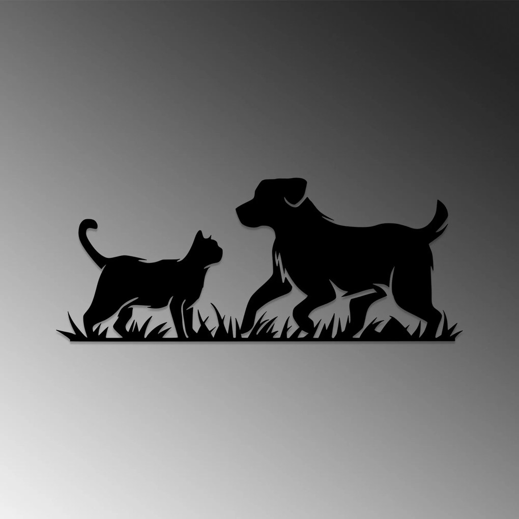 Acessório Decorativo de Parede Best Friends – Preto – 27 x 70 cm