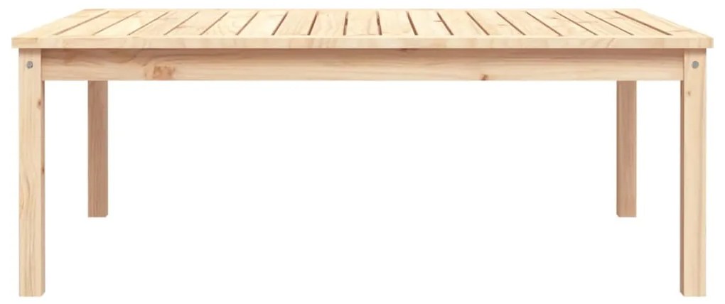 Mesa de jardim 121x82,5x45 cm madeira de pinho maciça