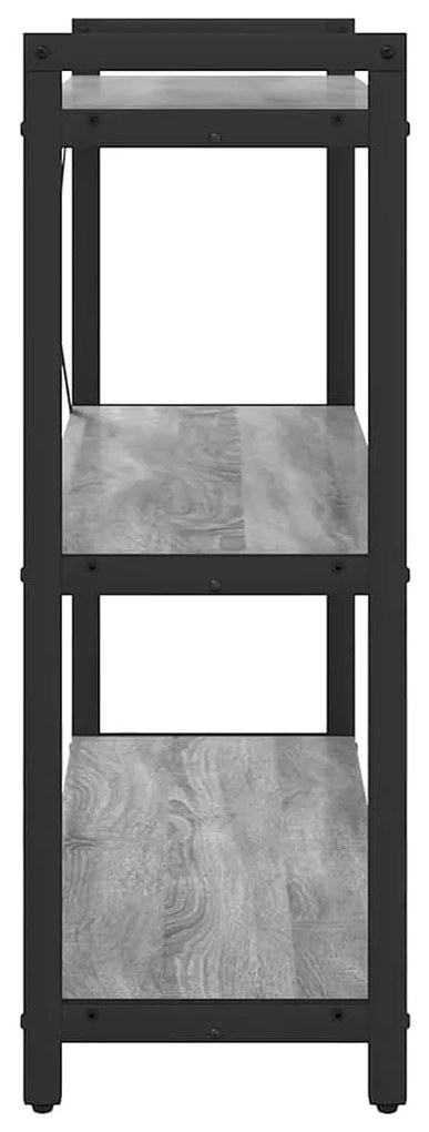 Estante Sonoma cinzento 80 x 30 x 83 cm Madeira processada