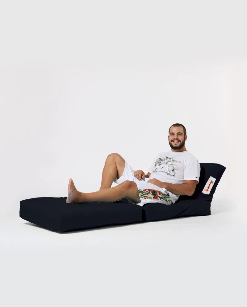 Pufe de Jardim Siesta Sofa Bed – Preto – 55x40x180 cm | Tribo Home
