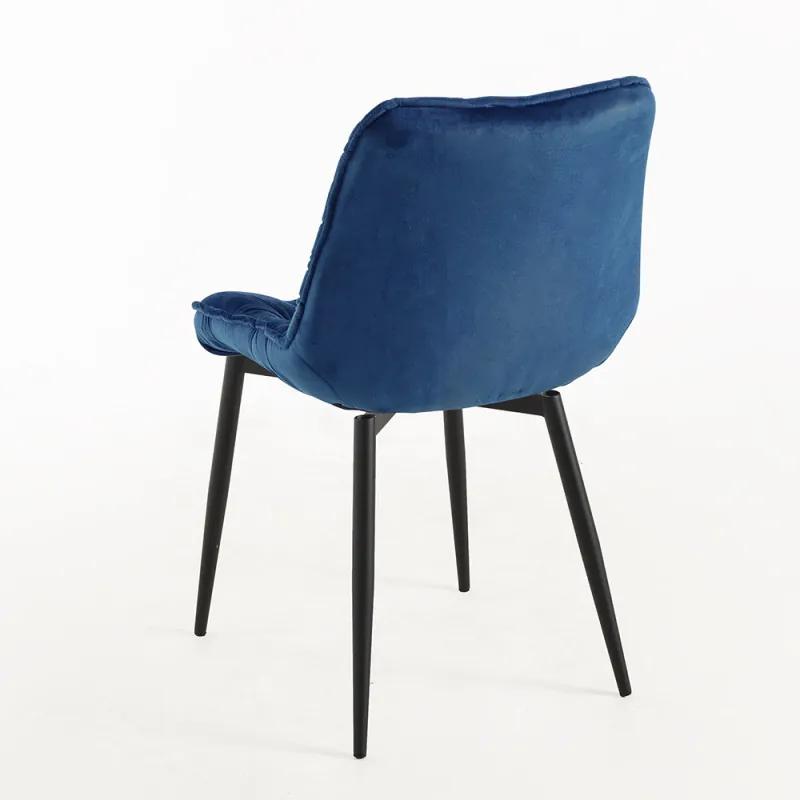 Pack 6 Cadeiras Miska Veludo - Azul