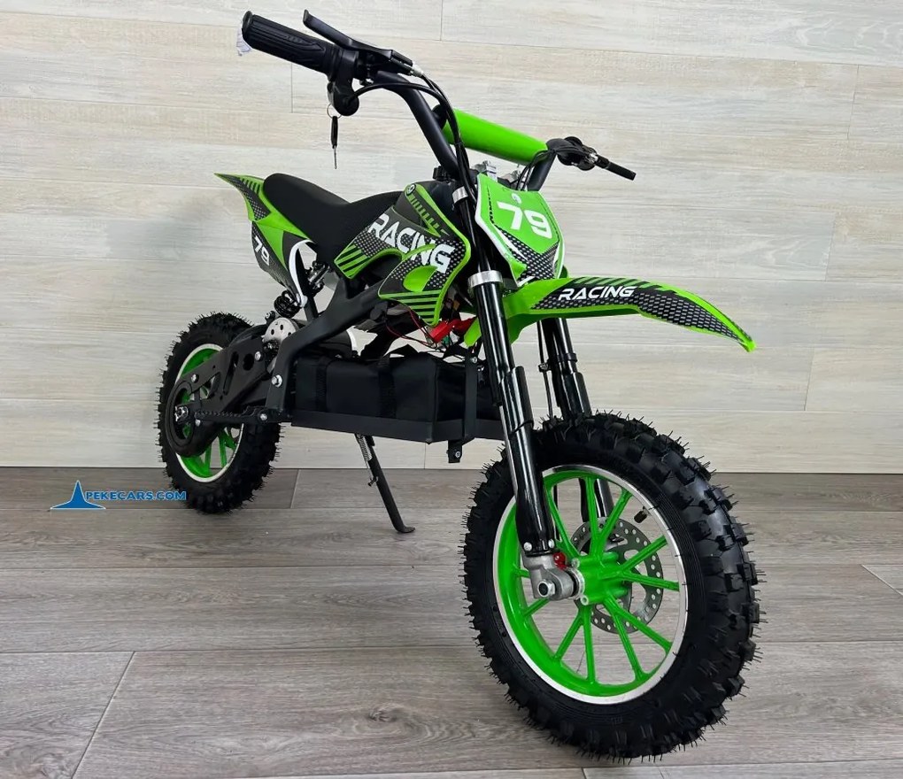 Mota elétrica para crianças 6 a 14 anos Dirk 36V 800W Verde