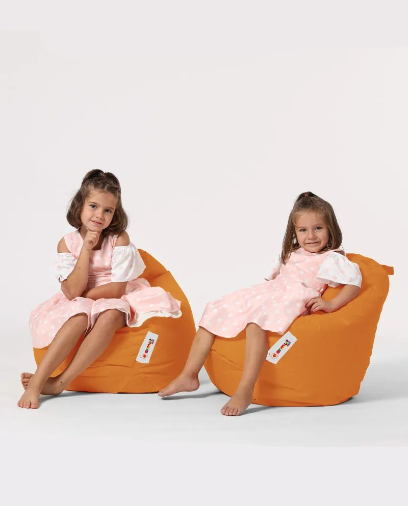 Puff de Jardim Premium Kids – Laranja – 60x60x25 cm | Tribo Home